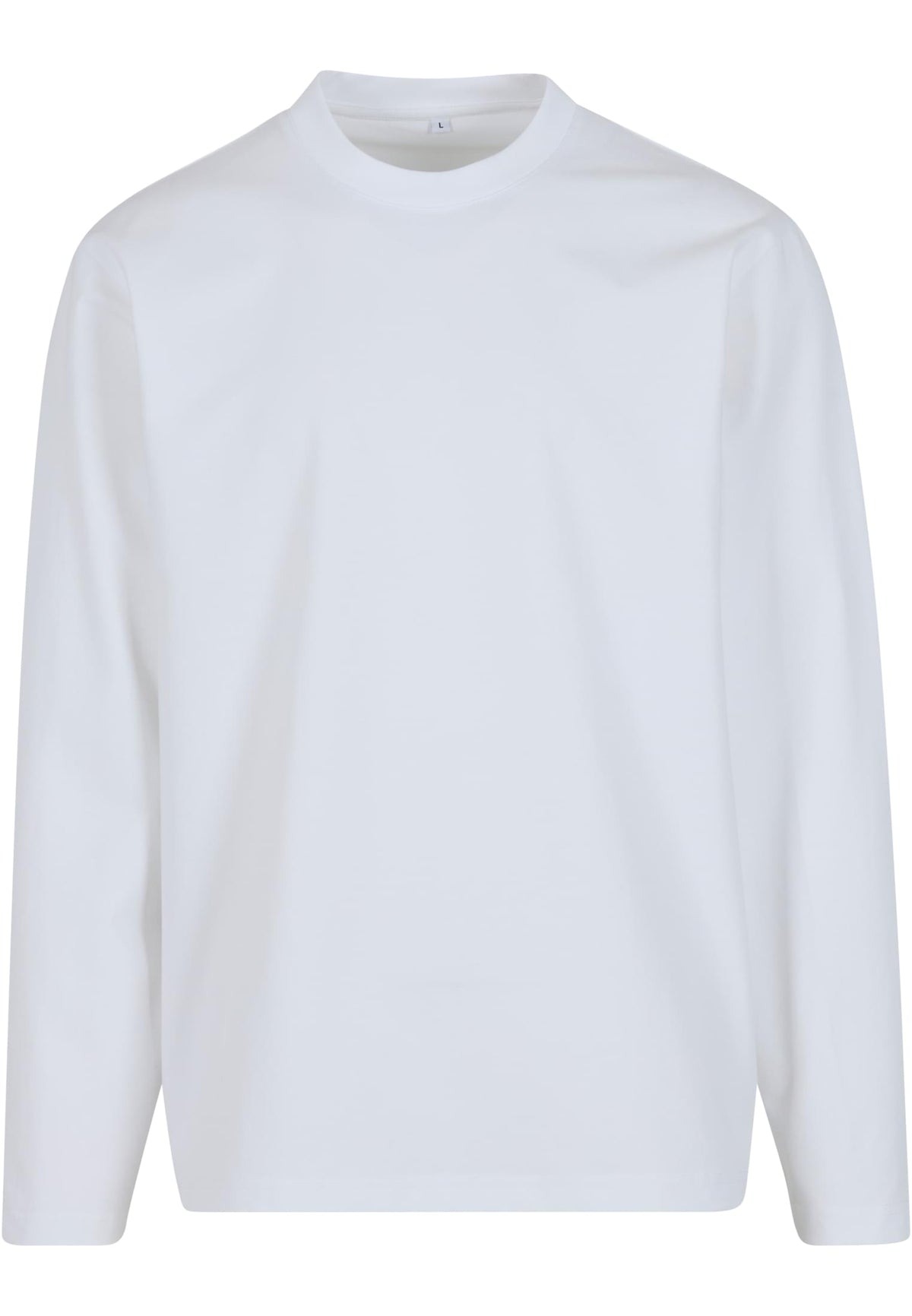 Sorona Loose Longsleeve in White, Vorderansicht
