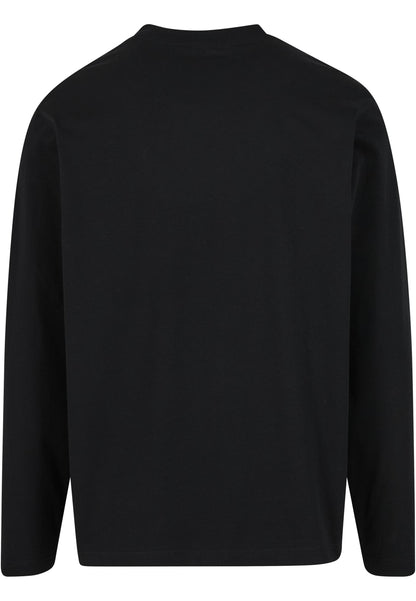 Sorona Loose Longsleeve in Schwarz, Rückansicht