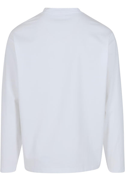 Sorona Loose Longsleeve in White, Rückansicht