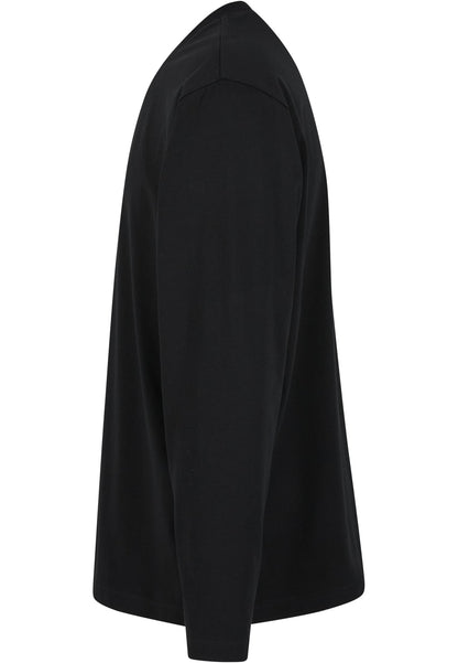 Sorona Loose Longsleeve in Schwarz, Detailansicht