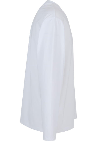 Sorona Loose Longsleeve in White, Detailansicht