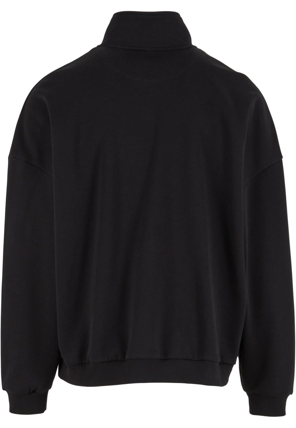 Oversized Zip jacket in Schwarz, Rückansicht