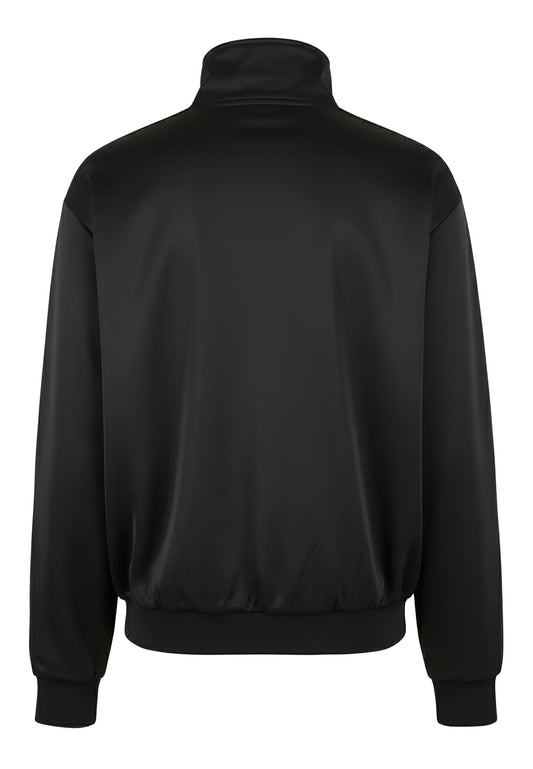 Tricot Track Jacket in Schwarz, Rückansicht