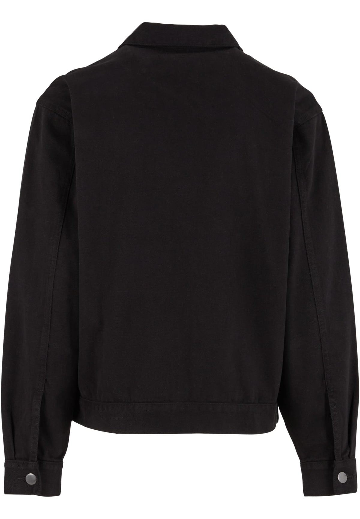 Basic Workwear Jacket in Schwarz, Rückansicht
